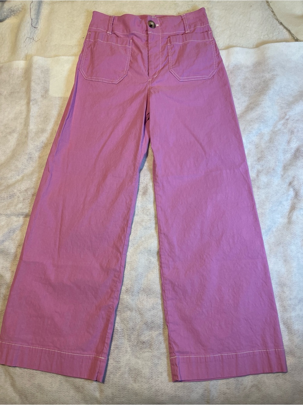 Anthropologie Maeve The Colette Cropped Wide-Leg Pants Size 26